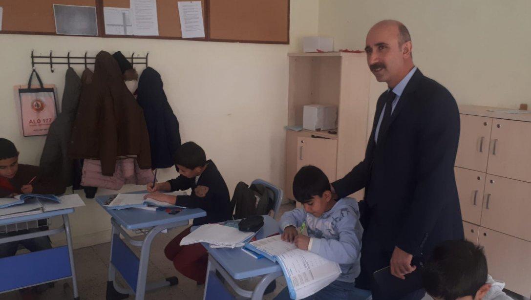 İLÇE MİLLİ EĞİTİM MÜDÜRÜMÜZ EBUBEKİR ALP'in Kılıçkaya Şehit Albay Cevat Erten Yatılı Bölge Ortaokulu'nu Ziyareti