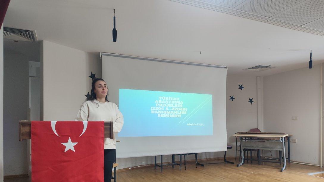 ÖĞRETMENLERİMİZE TÜBİTAK,  ERASMUS VE E-TWİNNİNG PROJE SEMİNERLERİ VERİLDİ