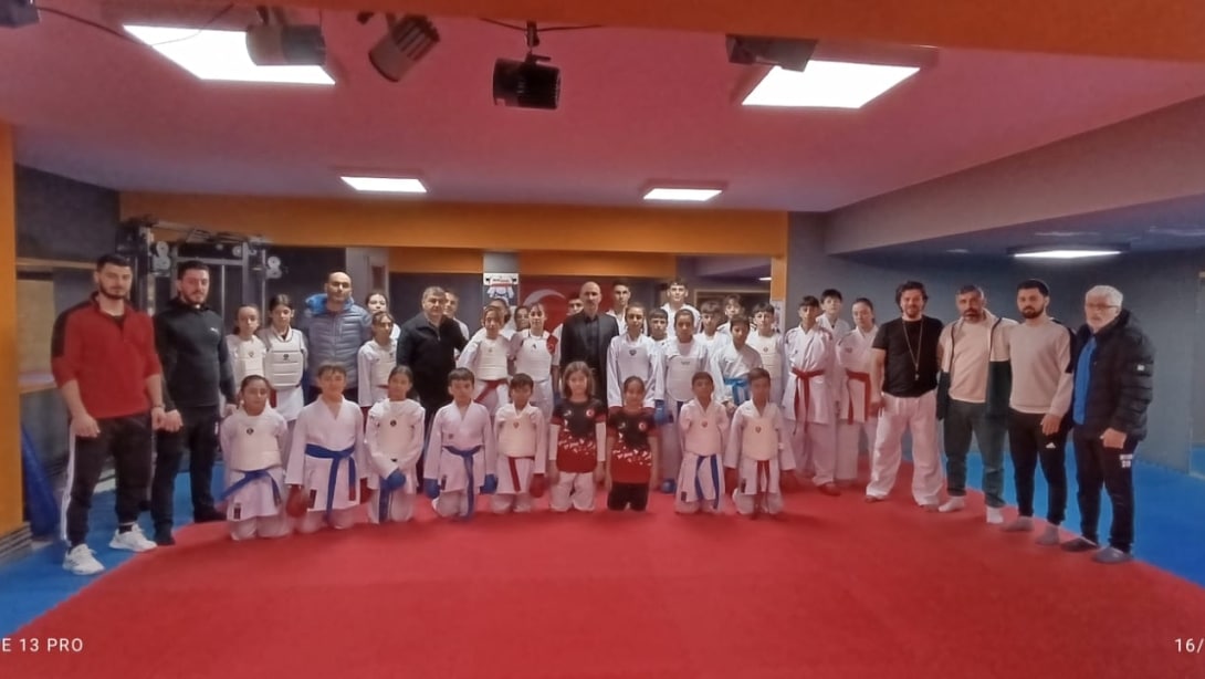 OKUL SPORLARI KARATE İL ŞAMPİYONASI İLÇEMİZDE  YAPILDI