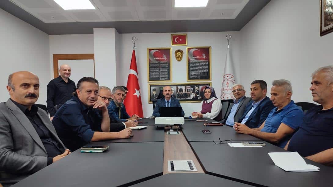 İL MİLLİ EĞİTİM TEFTİŞ KURULU BAŞKANI SAYIN BABAOĞLU'NUN  KATILIMIYLA MÜDÜRLER KURULU TOPLANTISI YAPILDI